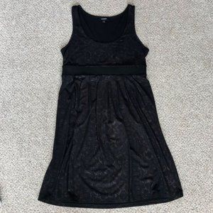 Express snake skin black and gold dress size medium